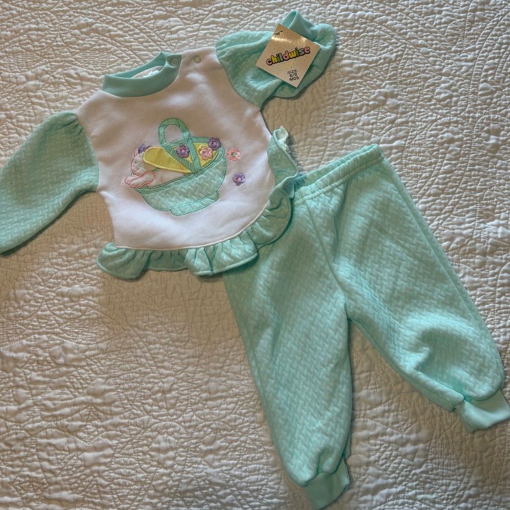 Vintage Childwise Kitty Sweatsuit